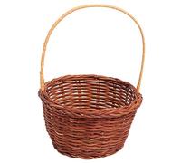 MAGICLULU DIY Prop Basket Mini Fabric Basket Wicker Storage Creative Desktop Easter Decor Mini Boys and Girls Home School Props Tidy up Your Space