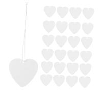 MAGICLULU DIY Sublimation Air Freshener Sheets Set Heart-Shaped Felt Blanks for Car Use Create Custom Scents with Heat Transfer