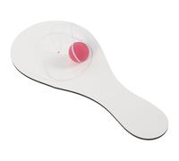 MAGICLULU DIY Sublimation Blank Racket Made of Density Board with Ball Included, for Unique Decorations and Creative DIY Projects in White Colour