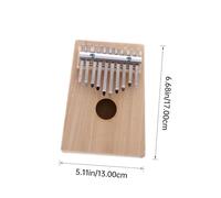 MAGICLULU DIY Thumb Piano Hand-painted Musical Instrument Sound Portable Finger Piano for Creative Expression Stable Structure Birthday Gift for Music Lovers