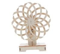 MAGICLULU DIY Wooden Science Turntable Kit for Educational Physics Experiment Model with Complete Materials for Classroom and Home Learning Stem Projects