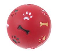 MAGICLULU Dog Food Dispensing Toy Leakage Ball Red Tpr for Pets | Scent Appeal, Intelligence Training, Easy to Clean, Food Dispensing Design for Everyday Play