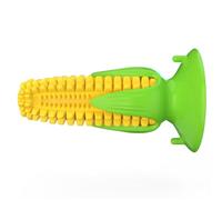MAGICLULU Dog Squeaky Chew Corn Pet Molar Tpr Yellow Sound Function for Weight Management and Teething for Aggressive Chewer Dogs and Large