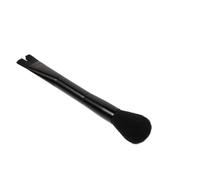 MAGICLULU Double Headed Nose Contour Brush for High Nose Bridge Sculpting Multifunctional Makeup Foundation and Powder Brush for Women Black