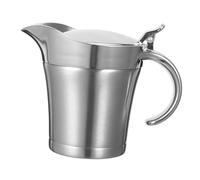 MAGICLULU Double Insulated Gravy Boat Stainless Steel Thermal Sauce Jug for Serving Steak Sauce Heat Retention with Double Design for Home and Restaurant Use
