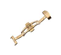 MAGICLULU Double Pressed Automatic Watch Clasp 20mm Steel Deployment Buckle