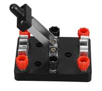 MAGICLULU Double Throw Double Pole Switch Multiple Circuit Connection Options Precise Control of Circuits Plastic Iron Black for Physics Experiments and Robot Control