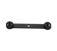 MAGICLULU Dual Microphone Stand Extension Arm Metal Mic T-bar Bracket Mic Bracket for Home Studio Camera LED Light Microphone Holder Stand Accessory