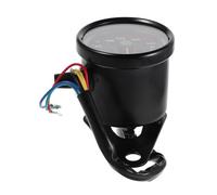 MAGICLULU Dual Scale Speedometer Tachometer Gauge for Motorcycle Retro Mechanical Speed Display Meter Black Shell Suitable for Motorbike Modification