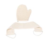 MAGICLULU Dual-sided Natural Sisal Exfoliating Gloves for Shower Use Body Scrubber and Back Washer for Deep Cleansing and Gentle Skin Care Reusable Bath Scrub Mitt for Men and Women