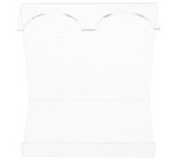 MAGICLULU Dual-slot Umbrella Stand Retail Table Display Rack Acrylic Multi-functional Design Sleek Modern Style Sturdy Material for Convenience Stores and Supermarkets