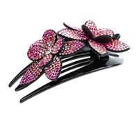 MAGICLULU Duckbill Clip Back Hair Holder Clip with Rhinestones Large Size Secure Grip Won’t Fall off Easily for Women and Stylish Chic Appearance for Dates