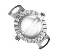 MAGICLULU Dumpling Maker Large Size Stainless Steel Dough Press Mold Ravioli Empanada Tool Easy to Use Crimped Design for Home Kitchen