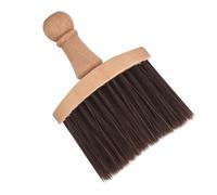 MAGICLULU Duster in Neck Wooden and Barber Bristles Brush Nylon Soft Professional Handle for Cleaning Haircut and Beard Hairdressing Salons and Personal Use