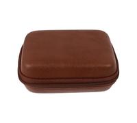MAGICLULU Earphone Storage Bag Multipurpose Portable Organizer for Electronics Accessories Power Bank and Data Cables Travel Use Practical Carry Case Brown