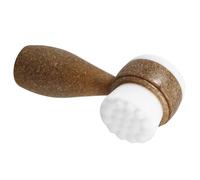 MAGICLULU Eco-Friendly Coconut Fiber Face Wash Brush Soft Bristles, Double-Sided Standable Manual Facial Cleansing Scrubber and Exfoliator for Sensitive Skin Care