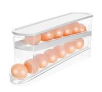 MAGICLULU Egg Container for Refrigerator Automatic Egg Roller Fridge under Shelf