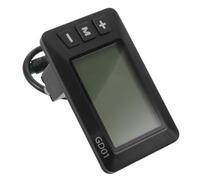 MAGICLULU Electric Bike Lcd Display Meter High Contrast Screen Abs Material with 5 Pin Waterproof Connector Easy Installation for Electric Bicycle and E-scooter, for Daily Commuting