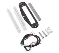 MAGICLULU Electric Guitar Mini Humbucker Pickup Set White Dual Coil Noise-free Upgrade Kit Compatible with Fender St Guitars Accessories