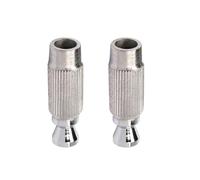 MAGICLULU Electric Guitar Silver Metal 2pcs Tremolo Bridge Studs and Anchors Double Roll Elevating Adjustment Screws for Sturdy Structure and Good Sound Quality Guitar Accessory