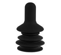 MAGICLULU Electric Wheelchair Controller Cover and Joystick Button Cap Set, Rubber Handle Grips with Dust Cap Insert for Drive Wheelchair, Black, Providing Controller Protection and Reducing