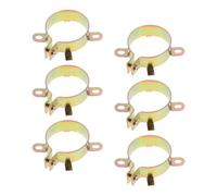 MAGICLULU Electrolytic Capacitor Securing Bracket Securely Fixed 35mm 6pcs Iron Metal Mounting Clamp with Two-Hole Design and Two-Leg Configuration for Circuit Boards and Audio