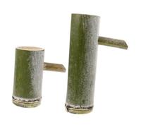 MAGICLULU Elegant Bamboo Water Fountain Spout for Fish Tank Garden Decor Small Pond