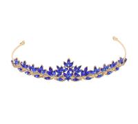 MAGICLULU Elegant Leaf Shape Rhinestone Bridal Tiara Headband Lightweight Alloy Material with Great Craftsmanship for Weddings and Themed Events, for Bride