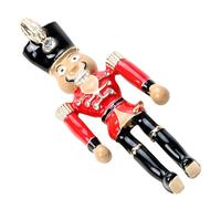MAGICLULU Elegant Nutcracker Brooch Pin for Christmas Clothing Metal Material, Easy to Wear and Carry, for Proms and Ceremonies Accessories