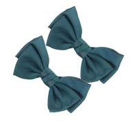 MAGICLULU Elegant Satin Bow Shoe Clips for Women, Removable and Detachable Wedding Shoe Charms, Vintage Zinc Alloy Bow Buckles for Bridal Party High Heels and Bags Accessories