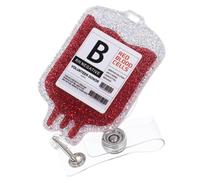 MAGICLULU Employee Badge Clip and Name Tag Holder with Easy-Open Alligator Clip, for Nurses and Doctors in Clinical Environments