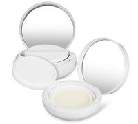 MAGICLULU Empty Foundation Cushion Compact Case 2pcs Pure White Refillable Cushion Foundation Container with Mirror for Travel and On-the-go Makeup Storage