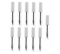 MAGICLULU Empty Mascara Tubes and Bottles 11pcs 10ml White Plastic Containers Refillable Cosmetic Tubes for Diy Castor Oil Travel Use