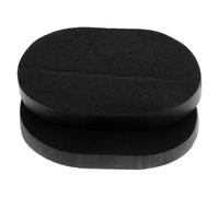 MAGICLULU Facial Cleaning Sponge Reusable Sponge with Activated Bamboo Charcoal Black 2pcs for Skin Cleansing and Gentle Exfoliating for Facial Skincare