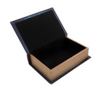 MAGICLULU Faux Book Storage Box Vintage Bible-shaped Decorative Safe with Hidden Jewelry Organizer and Secret Cash Compartment Realistic Retro Simulation Book Ornament for Home Decor and