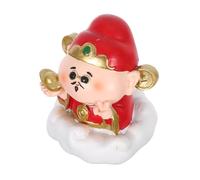 MAGICLULU Feng Shui Cai Shen Resin Figurine God of Wealth Statue for Home Office Decor Handcrafted Prosperity Enhancer with Positive Energy Traditional Chinese Year Ornament for Living Room