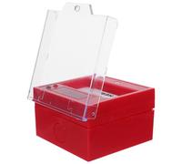 MAGICLULU Fire Alarm Manual Pull Station Resettable with Protective Cover, Emergency Safety Alarm Button for Fire Evacuation and Intruder Alert, Red Plastic Call Point for Home and Office