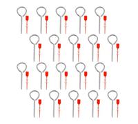 MAGICLULU Fire Extinguisher Replacement Pull Pins and Extinguisher Safety Seal Set 100 Pieces Metal Lock Pins with Plastic Seals and Safety Maintenance
