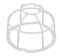 MAGICLULU Fire Sprinkler Cover Plate with Iron Mesh Protective Cage, Enhanced Safety Fire Sprinkler Escutcheon Cap Protector for Construction and Commercial Buildings, White 5x5x3.15in