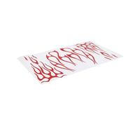 MAGICLULU Flame Fire Tribal Retro Reflective Motorcycle Gas Tank Decals Red with Self Adhesive Backing Weatherproof Durable Car Decoration Stickers for Bike Tank