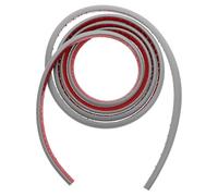 MAGICLULU Flexible Quarter Round Molding Bath Trims and Edgings 13.12ft Peel and Stick PVC Trim with Tool-Free Installation White Modern Minimalist Design for Home Floor and Stair Corners