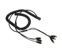 MAGICLULU Flexible Rearview Backup Camera Extension Cord for Trucks and Trailers Spring Retractable Spiral Cable with Aviation Head Connectors High Elasticity and Shielded Signal for Stable