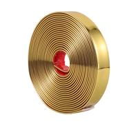 MAGICLULU Flexible Wall Corner Trim Self-Adhesive PVC Decorative Strip for Bathroom and Borders, Easy to Install Multipurpose Molding Trim in Stylish Modern Golden Finish, 1 Roll