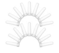 MAGICLULU Floral Water Tubes with Caps 20Pcs Plastic Flower Stem Tubes for Hydroponic Root Culture and Water Propagation in Floral Displays