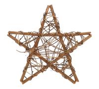 MAGICLULU Flower Border Vine Branch Star Rattan Ring DIY Wreath Hoop for Home Porch Garden Christmas Party Decoration