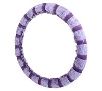 MAGICLULU Fluffy Steering Wheel Cover Warm Plush Protective Anti-shedding Wear-resistant Non-slip 38cm for Autumn Winter Use with Friends