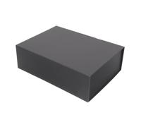 MAGICLULU Foldable Magnetic Closure Box with Lid 23X17X7Cm Black Cardboard Packaging for Bridesmaid Proposal Jewelry Presents and Birthday Wrapping