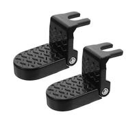 MAGICLULU Folding Bike Footrest Pedals Rear Seat Foot Pegs for Electric Mountain Bikes Non-slip Rear Wheel Pegs with Rod Design for Stable Cycling Various Terrains