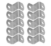 MAGICLULU Frame Clips Versatile Use Photo Frames Z Shaped for 50pcs Right Angle Iron Material with Silver Finish and Secure Fastening for Framing Projects and Mounting Projects