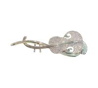 MAGICLULU French Barrette Hair Clips Securing Hairstyles Tear-resistant Feature Alloy Material Golden Pipa Shape Decorative Hair Clips Unique and Stunning for Women for Date and Concerts